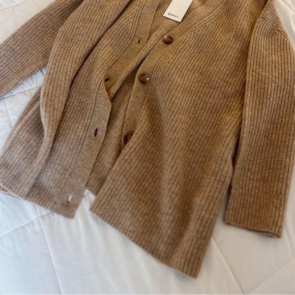 Quince Mongolian cashmere cardigan sz m - Picture 5 of 7
